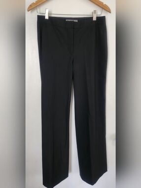 Balenciaga Paris Womens Dress Pants Black Polyester Viscose Size 38